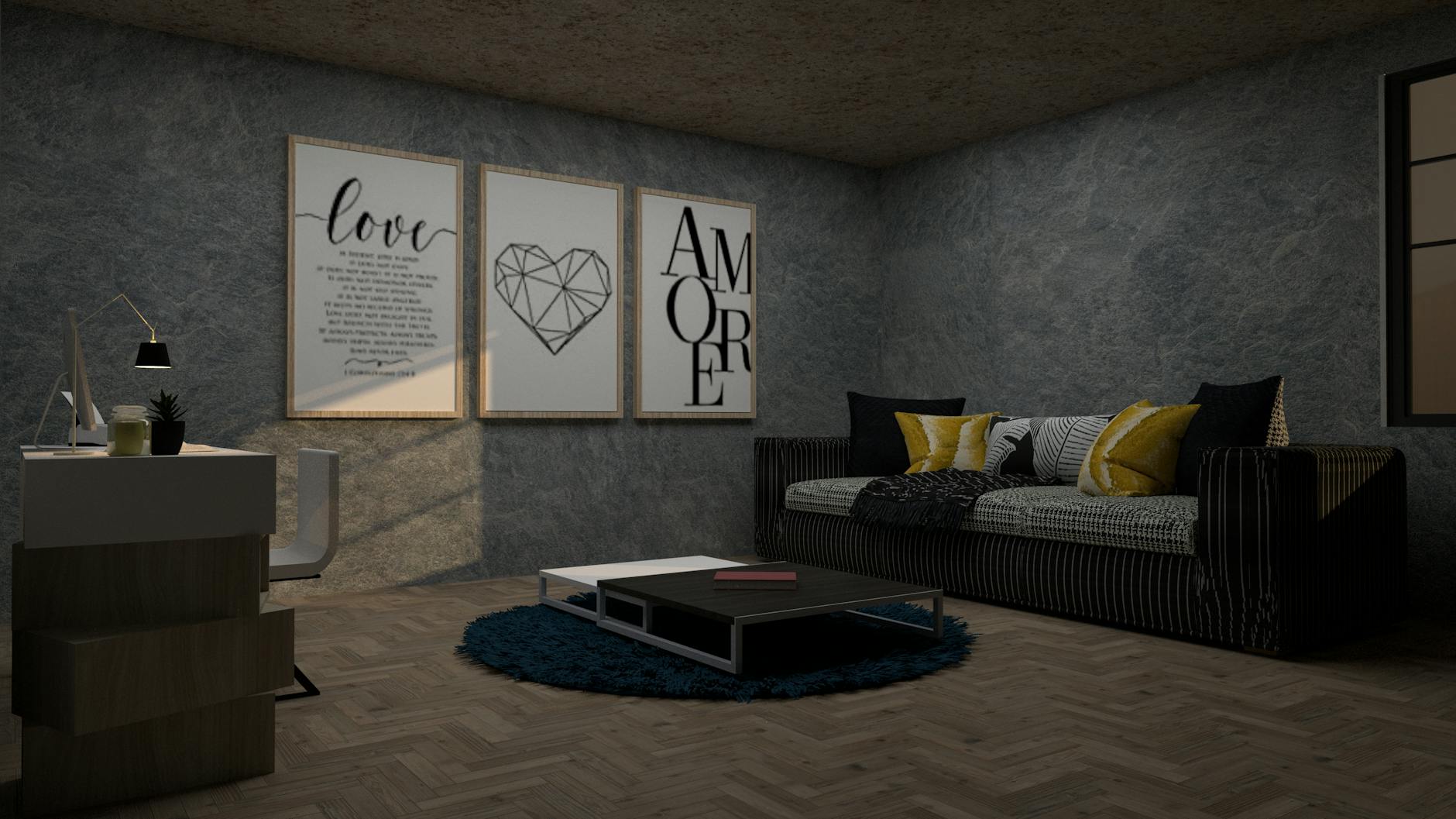Jak ograniczyć dekoracje, nie tracąc przytulności i relaksującej atmosfery w domu Nowoczesny salon z minimalistycznymi dekoracjami i przytulną sofą